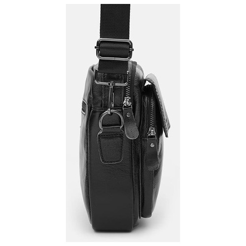 Чоловіча шкіряна сумка Keizer K1338a-black фото №4