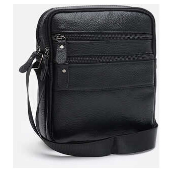 Чоловіча шкіряна сумка Keizer K1125bl-black фото №2