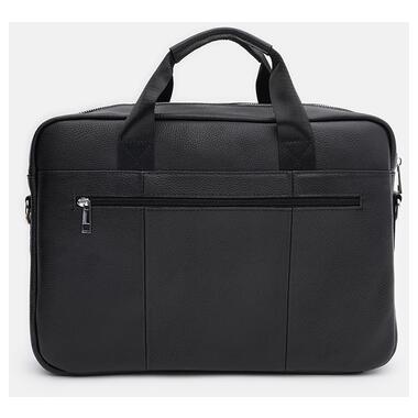 Чоловіча шкіряна сумка - портфель Keizer K17069bl-black фото №3