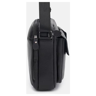 Чоловіча шкіряна сумка Keizer K1711bl-black фото №4