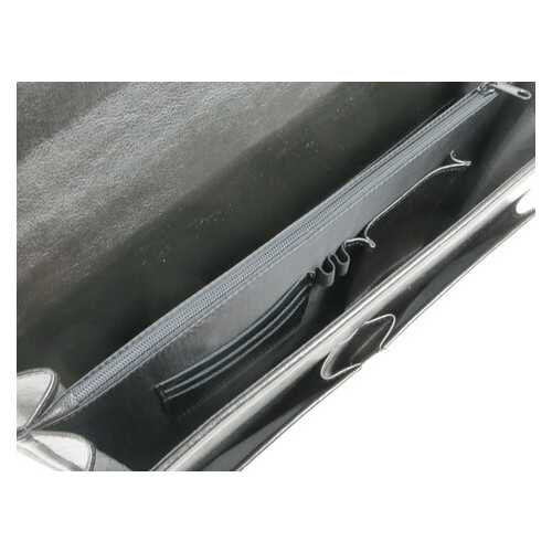 Чоловічий портфель на кодових замках з еко шкіри JPB TE-35ZSZ чорний фото №8