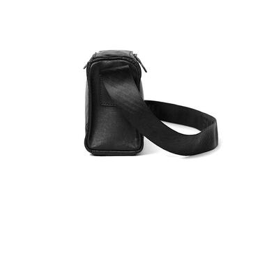 Чоловіча сумка шкіряна Bison Denim N20057-1B (Чорний) фото №3