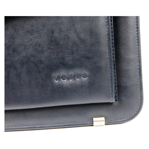 Чоловічий портфель з екошкіри Verto A13A1 синій фото №10