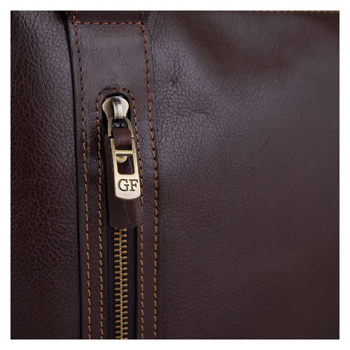 Чоловіча шкіряна сумка через плече Giorgio Ferretti SHIGF3482-brown фото №5