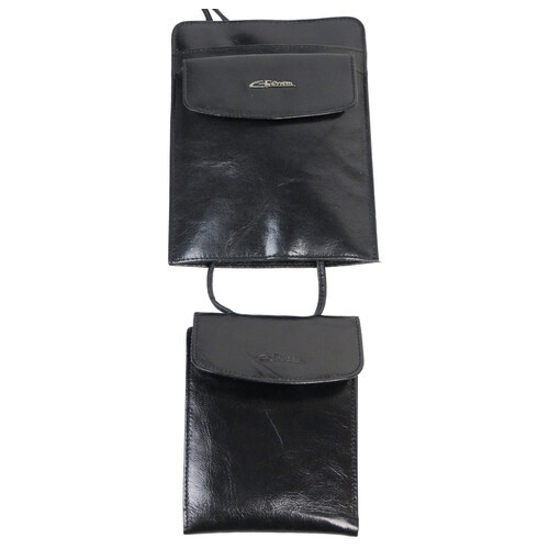 Комплект із сумки та портмоне два в одному зі шкіри Giorgio Ferretti чорна фото №2