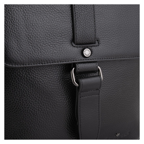 Чоловіча шкіряна сумка через плече Buffalo Bags SHIGF8130-black фото №5