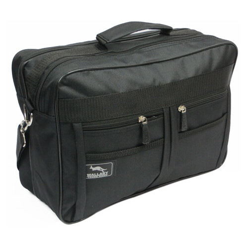 Практична сумка-портфель Wallaby 2633 чорний, чорний фото №2