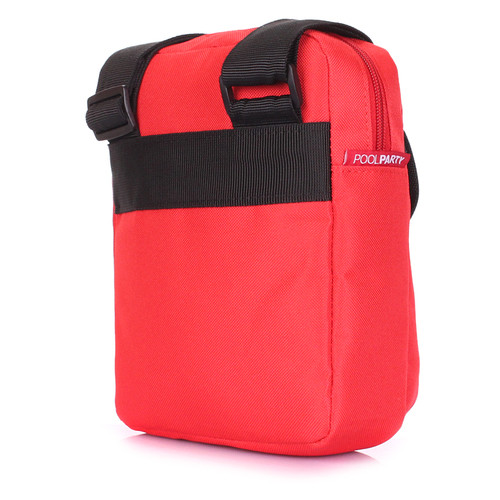 Чоловічі сумки на плече Poolparty Червоний (extreme-oxford-red) фото №3