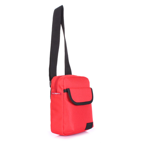 Чоловічі сумки на плече Poolparty Червоний (extreme-oxford-red) фото №4