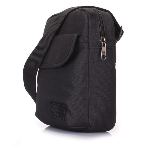 Чоловічі сумки на плече Poolparty Чорний (extreme-oxford-black) фото №2