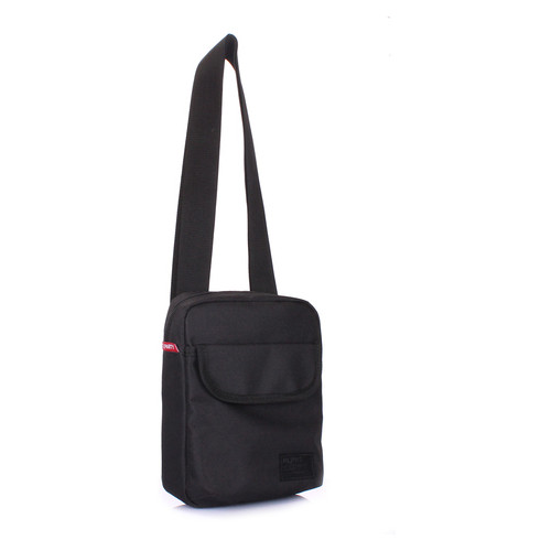 Чоловічі сумки на плече Poolparty Чорний (extreme-oxford-black) фото №4