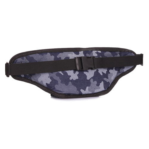 Джинсова камуфляжна сумка на пояс Poolparty Bumbag Синій (bumbag-camouflage) фото №2