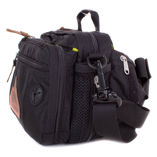 Чоловіча сумка через плече або пояс Onepolar W3016-black фото №3