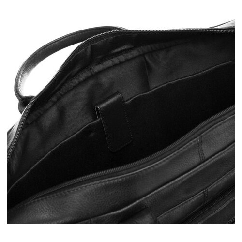 Чоловіча шкіряна сумка портфель для ноутбука Always Wild LAP513NDM чорна фото №6