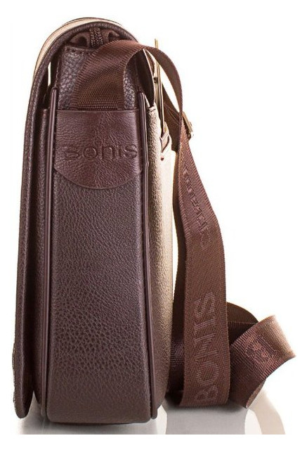 Чоловіча сумка-листоноша Bonis SHIM8098-brown фото №4