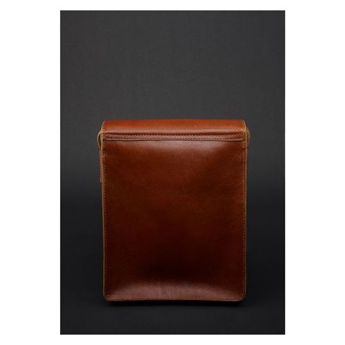 Чоловіча шкіряна сумка-месенджер Esquire світло-коричнева BN-BAG-18-k фото №5