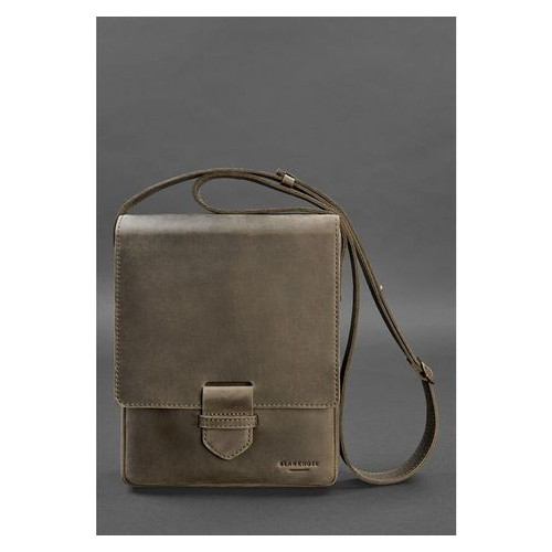Чоловіча шкіряна сумка-месенджер Esquire темно-коричнева Blank Note BN-BAG-18-o фото №2