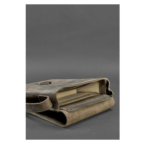 Чоловіча шкіряна сумка-месенджер Esquire темно-коричнева Blank Note BN-BAG-18-o фото №5