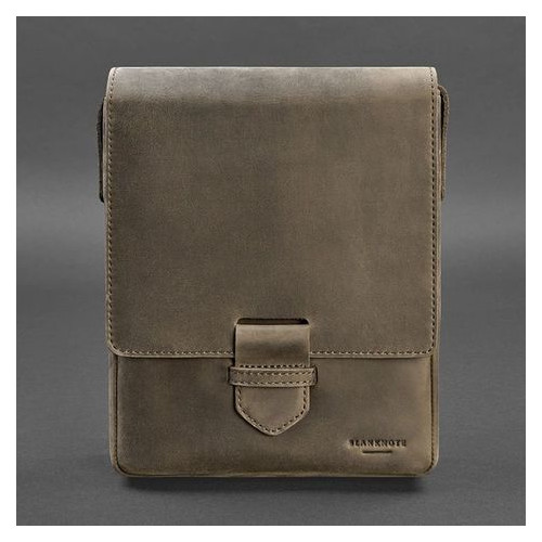 Чоловіча шкіряна сумка-месенджер Esquire темно-коричнева Blank Note BN-BAG-18-o фото №6