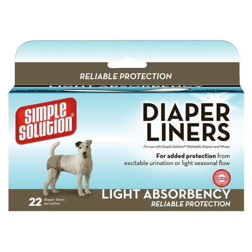 Гігієнічні прокладки Simple Solution Disposable Diaper Liners - Light Flow 22шт (ss10608-3Р) фото №1