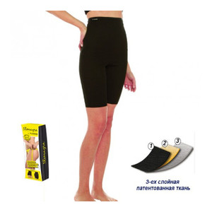 Шорти для схуднення Slimagra SL400020-3-L Panty Ciclista Nero фото №4