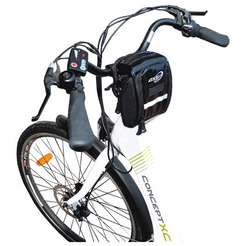 Водонепроникна велосумка на кермо, чоловіча сумка два в одному 1L Axer фото №1