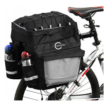 Велосипедна сумка на багажник, велоштани з дощовиком 55L Carruzzo фото №1