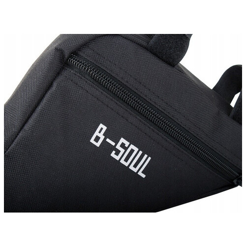 Велосипедна сумка, велосипедна сумка на раму 1L B-Soul чорна фото №7