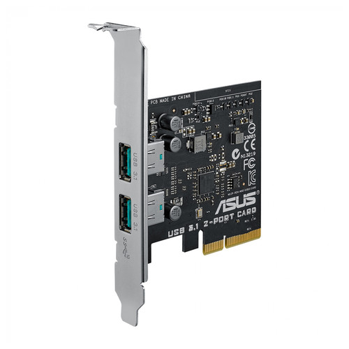 Плата розширення ASUS 2-Port USB3.1 PCI-e Card TYPE A фото №1