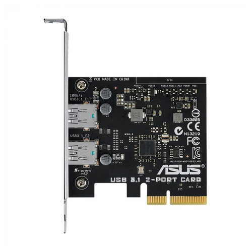 Плата розширення ASUS 2-Port USB3.1 PCI-e Card TYPE A фото №2