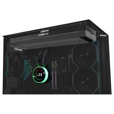 Система жидкостного охлаждения Lian Li HydroShift II LCD-C 360 FANLESS, Black (G89.GHS2LCD36B.00) фото №3