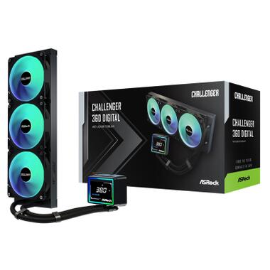 Система жидкостного охлаждения ASRock CHALLENGER 360 DIGITAL фото №11