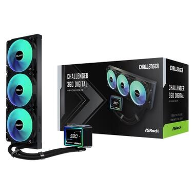 Система жидкостного охлаждения ASRock Challenger White 360 Digi фото №11