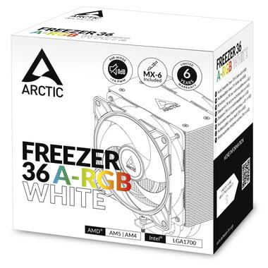 Процесорний кулер Arctic Freezer 36 A-RGB White (ACFRE00125A) фото №9