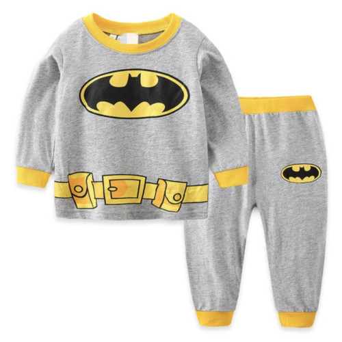 Дитяча піжама для хлопчика Бетмен Disney бавовняна зріст 110 сірий фото №1