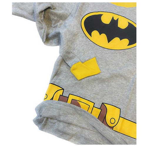 Дитяча піжама для хлопчика Бетмен Disney бавовняна зріст 110 сірий фото №2