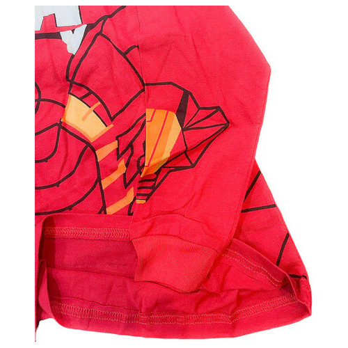 Дитяча піжама для хлопчика Залізна людина Disney бавовняна зріст 110 червоний фото №3