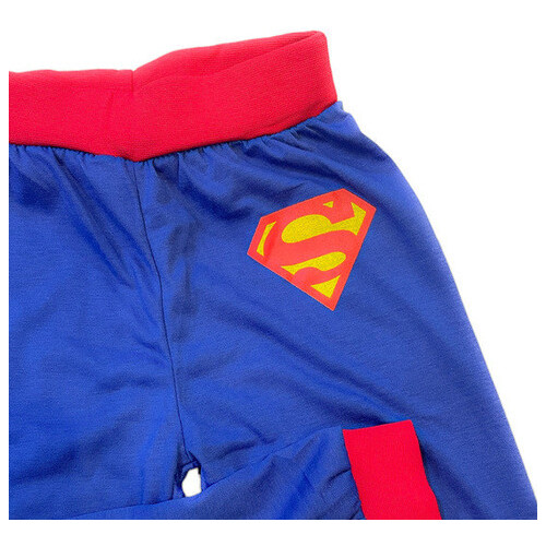 Дитяча піжама для хлопчика Супермен Disney бавовняне зростання 90 червоно-синій фото №2