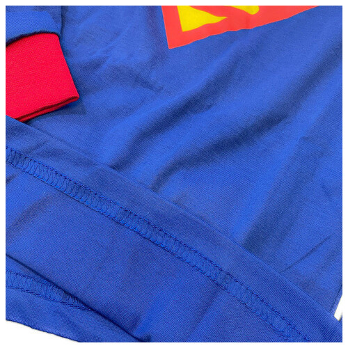 Дитяча піжама для хлопчика Супермен Disney бавовняне зростання 90 червоно-синій фото №3