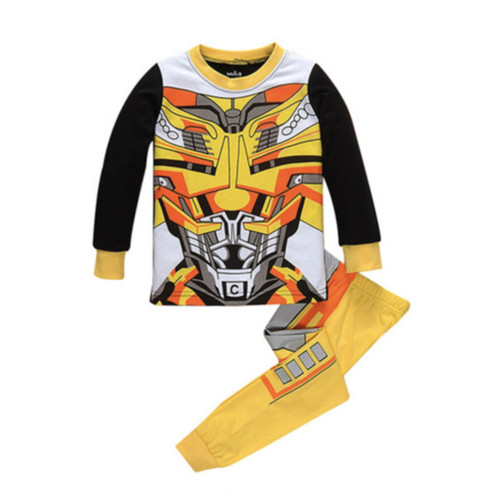 Дитяча піжама для хлопчика Трансформер Disney бавовняна зріст 110 жовтий фото №2