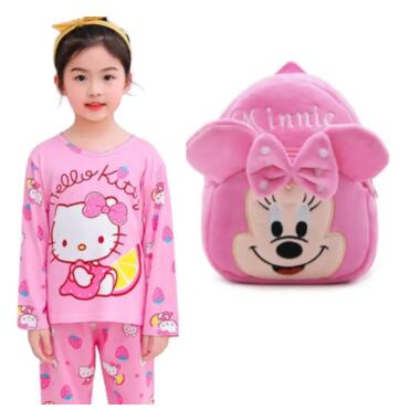 Набір рюкзак Мінні Маус і піжама Хеллоу Кітті Hello Kitty Disney 21*20*6,5 рожевий фото №6