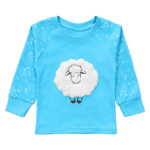 Дитяча піжама Dexters блакитна з овець 110 см (901 110 см) фото №2