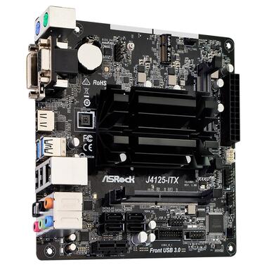 Материнська плата ASRock J4125-ITX/REF (Quad-Core Celeron 2.7GHz, 2xDDR4 SoDIMM, VGA/HDMI/DVI, 1*PCIe, 4xSATAIII, mini (J4125-ITX/REF) фото №2