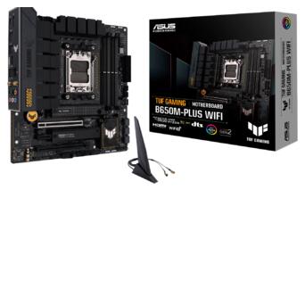 Материнська плата Asus TUF GAMING B650M-PLUS sAM5 B650 4xDDR5 M.2 USB HDMI-DP WiFi BT mATX (90MB1BG0-M0EAY0) фото №8