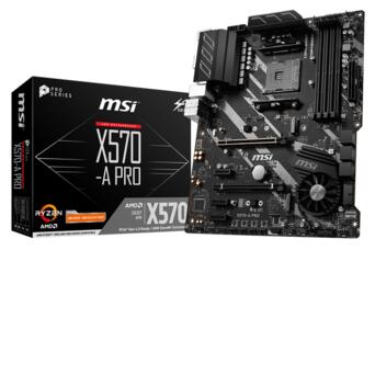 Материнська плата MSI X570-A PRO sAM4 X570 4xDDR4 PCIe 4.0 HDMI ATX (911-7C37-051) фото №4