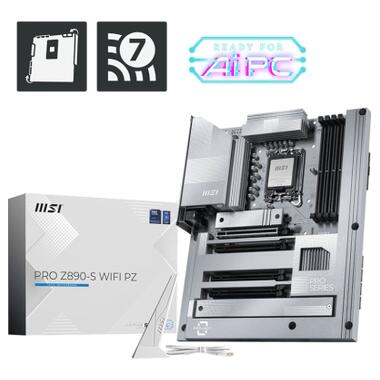 Материнская плата MSI PRO Z890-S WIFI PROJECT ZERO фото №5