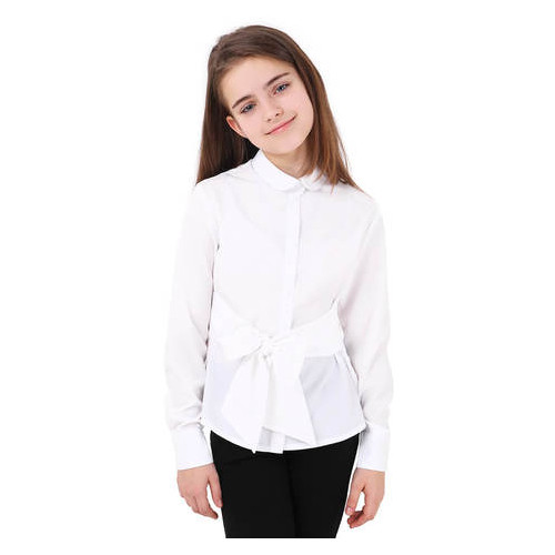 Блуза Timbo Adelina р.34 (8-9 лет) Белый (B048154) фото №1
