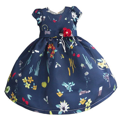 Платье для девочки Zoe Flower Театр цветов (9 мес) Синий (51315000047) фото №1