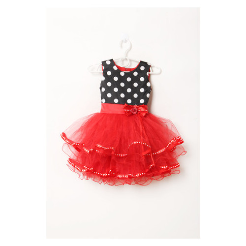 Платье Darina One size красный, чёрный (GM-545_Red-Black) фото №1