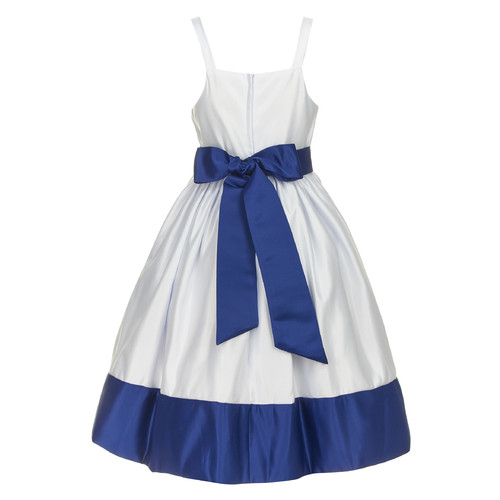 Платье Gulliver 128 cm (118GPGKC2503_White-Blue) фото №2